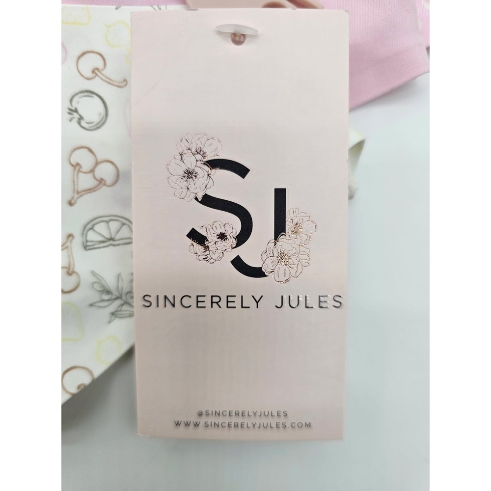 Sincerely Jules Thong Women L Multi NWT 5-Pack No-Show Seamless Floral Fruit - Picture 4 of 6